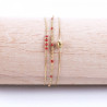 Triple bracelet Anna Red